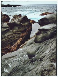 Rocks on beach