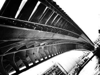 Low angle view of modern building