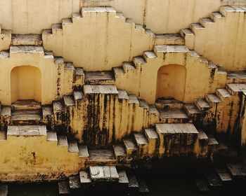 Full frame shot of old building