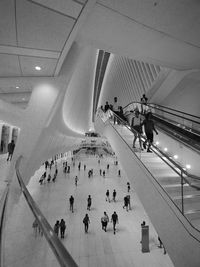 People at amusement park