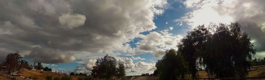 Scenic view of cloudy sky