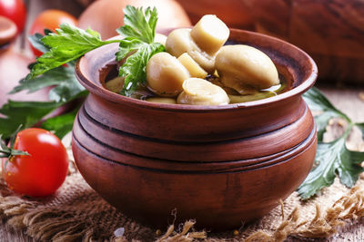 Close-up of fruits in bowl