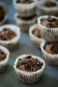 Close-up of cupcakes