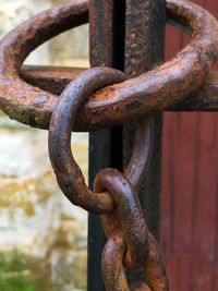 Close-up of rusty metal