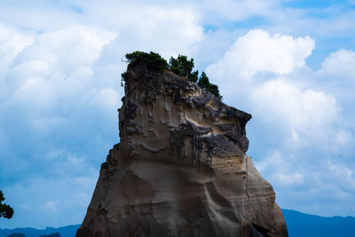 Low angle view of castle against sky