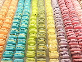 Full frame shot of multi colored candies