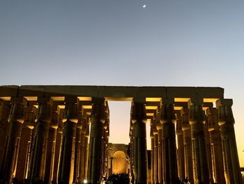 Low angle view of historical building against sky