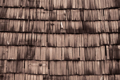 Full frame shot of wooden planks