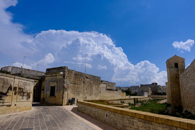 Panoramic view of historic building against sky