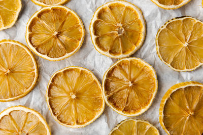 Directly above shot of orange fruits