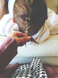 Close-up of woman in bikini