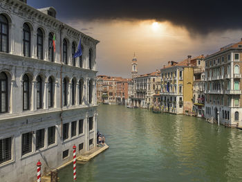 Nice view to a venice house at summer