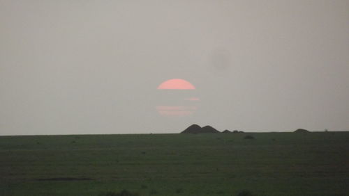 Scenic view of landscape against sky