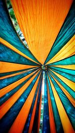 Low angle view of colorful lights