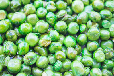 Full frame shot of green fruits for sale in market