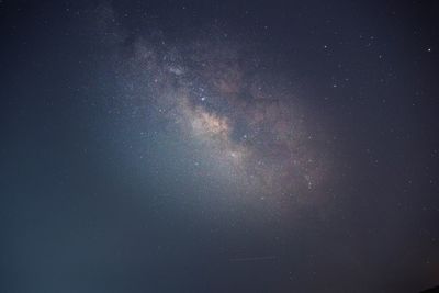 Low angle view of stars in sky