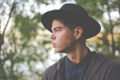 Portrait of young man