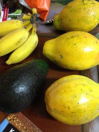 Close-up of fruits for sale at market stall