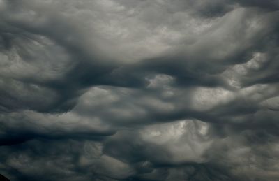 Full frame shot of storm clouds