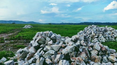Scenic view of landscape against sky