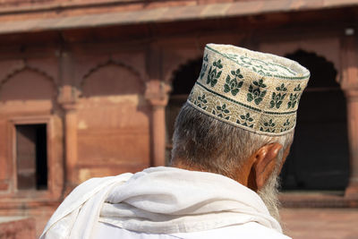 Imam at jama masjid mosque delhi