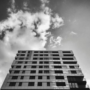 Low angle view of building against sky