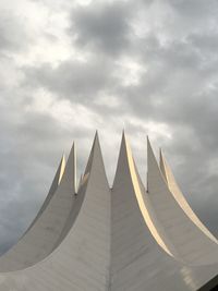 Low angle view of built structure against sky