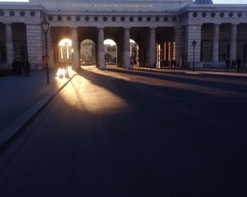 Corridor of building