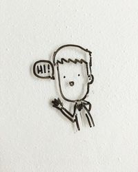 View of bridge over white background