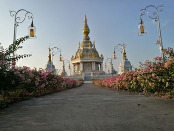 View of temple against sky