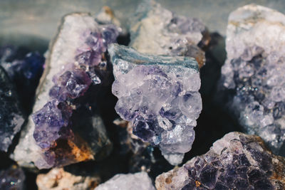 Close-up of rocks on rock