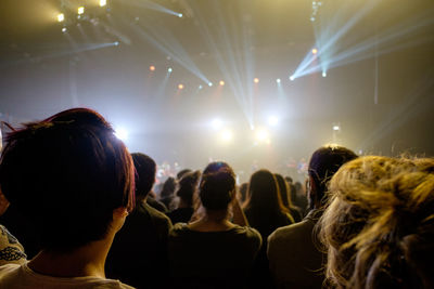 People enjoying in concert