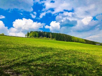 Scenic view of landscape against sky