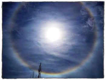 Low angle view of cloudy sky