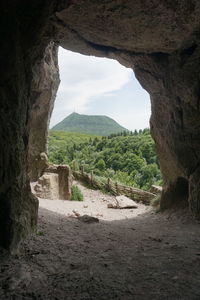 View of rock formations