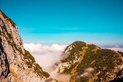 Scenic view of mountain against sky