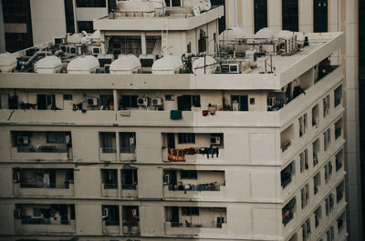 Low angle view of buildings in city