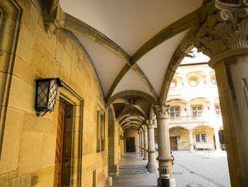 Low angle view of historical building