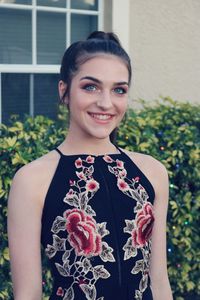 Portrait of young woman