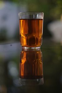 Close-up of drink on table