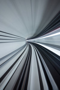 Full frame shot of illuminated tunnel