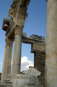 Low angle view of historical building