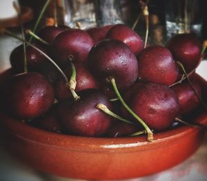 Close-up of cherries