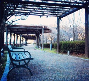 View of empty park