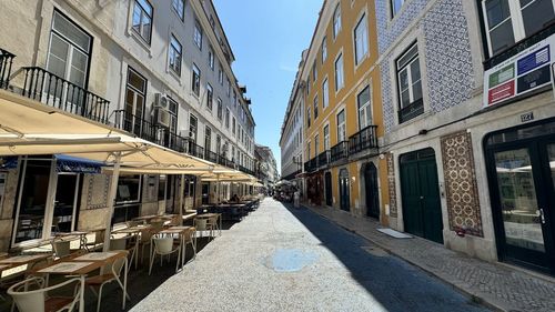 Street amidst buildings in city