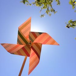 Low angle view of clear blue sky