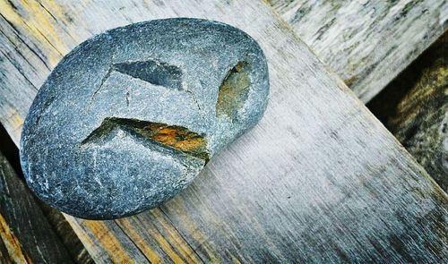 Close-up of wooden plank