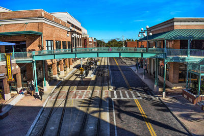 Ybor city tampa bay, florida. january 19, 2019, panoramic view of centro ybor complex in 8th ave.