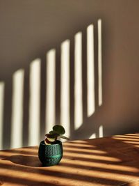 Close-up of toy on table at home