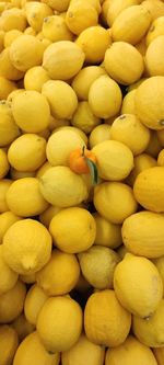 Full frame shot of yellow fruits for sale in market